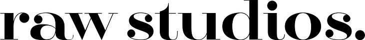 raw studios. logo