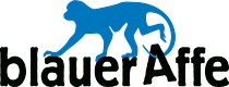Blauer Affe logo